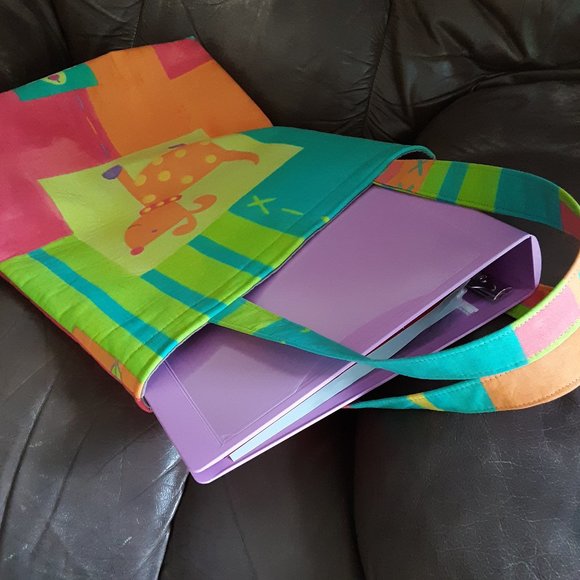 One of a Kind Large Book/Laptop Bag - Picture 5 of 7